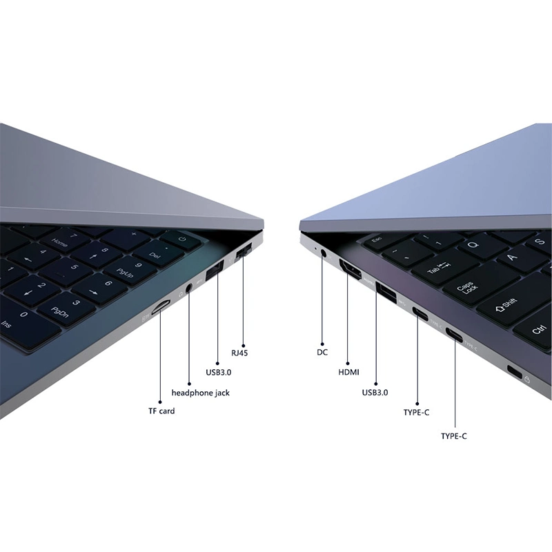 4K Laptop Ultrathin Fingerprint Laptops RAM 16GB Storage 512GB Notebook Computer PC