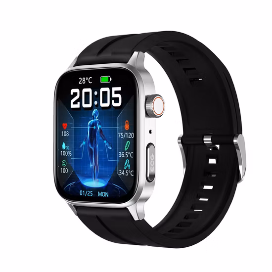 2023 The latest IP68 waterproof Bluetooth Smart watch with Heart rate Blood pressure body temperature monitoring ZW32