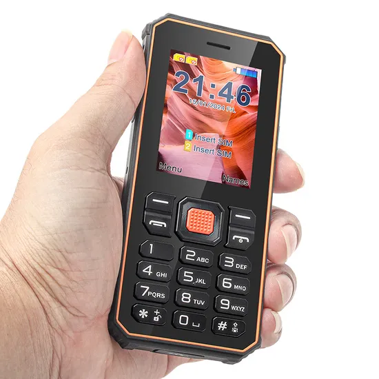 Uniwa S2 2.4 Inch Big Battery Rugged Feature Phone with Dual SIM Card 
