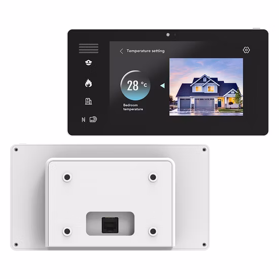Poe Android Power Tablet 4 5 5 6 7 8 10 Inch Custom Vesa Zigbee Zig Wave Tuya Wall Mount Android Tablet Smart Home Control Panel
